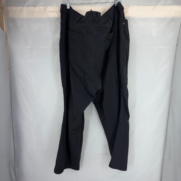 Duluth Trading Women 26W Flexpedition Pants Bootcut Solid Black Multiple Pockets - Picture 3 of 11